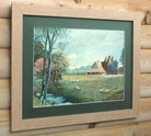 Kent Oasthouse Farming Scene Original Oil painting Framed, Mounted