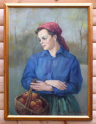 Young Woman Portrait, Josef Bodis Signed Framed Original