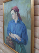 Young Woman Portrait, Josef Bodis Signed Framed Original