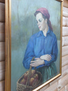 Young Woman Portrait, Josef Bodis Signed Framed Original