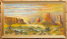 Monument Valley, Navajo Tribal Park Landscape Oil Painting Signed Framed Original