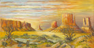 Monument Valley, Navajo Tribal Park Landscape Oil Painting Signed Framed Original