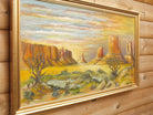 Monument Valley, Navajo Tribal Park Landscape Oil Painting Signed Framed Original