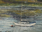 Sail Boats on Loch Leven, Scottish Landscape Framed Oil Painting