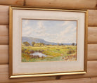 Antique Watercolor Painting, Dorset Landscape, Framed Original, Elliot Henry Marten