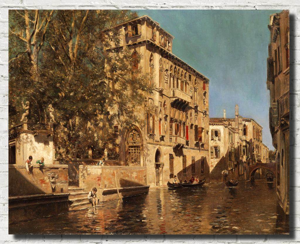 Martin Rico Fine Art Print : Palace in Venice