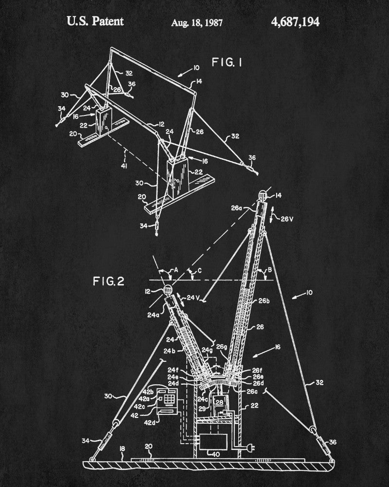 Gymnastics Bars Poster Parallel Bars Gymnast Patent Print