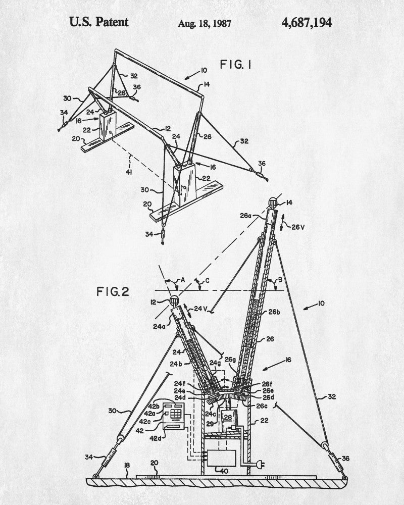 Gymnastics Bars Poster Parallel Bars Gymnast Patent Print