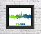 Paris City Skyline Print Wall Art Poster France - OnTrendAndFab