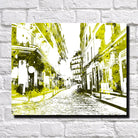 Paris Street Scene Print City Landscape Poster Feature Wall Art