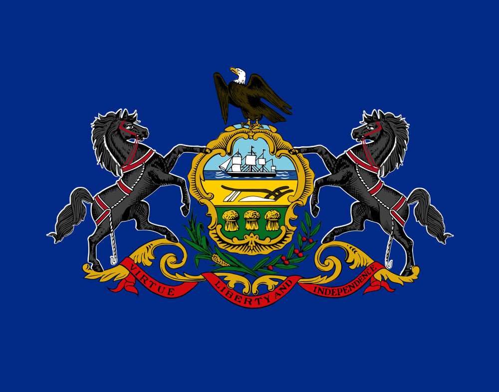Pennsylvania State Flag Print