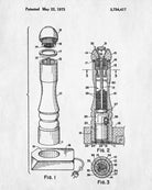 Pepper Mill Patent Print Kitchen Blueprint Poster Cafe Art