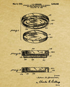 Laboratory Equipment Patent, Science Poster, Petri Dish Print