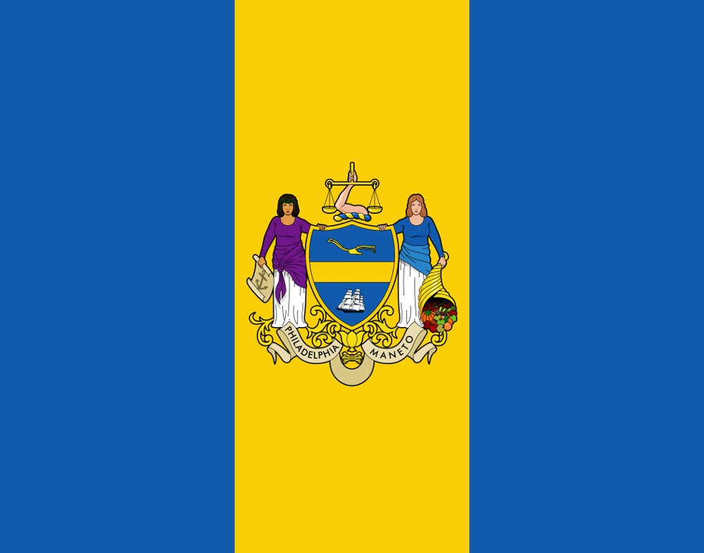 Philadelphia Pennsylvania City Flag Print