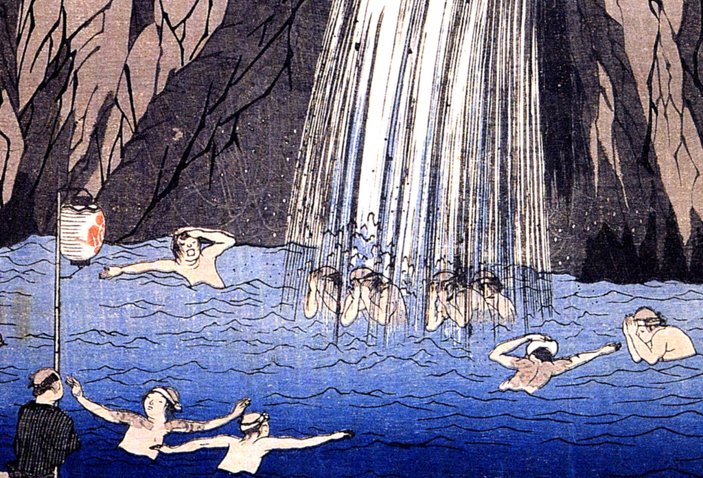 Utagawa Kuniyoshi, Japanese Fine Art Print, Pilgrims of the Waterfall