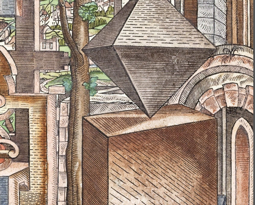 Geometria et Perspectiva Plate 01, Lorenz Stoer Fine Art print