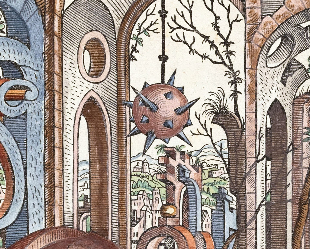 Geometria et Perspectiva Plate 09, Lorenz Stoer Fine Art print