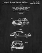 Porsche Patent Print Sports Car Wall Art Poster - OnTrendAndFab