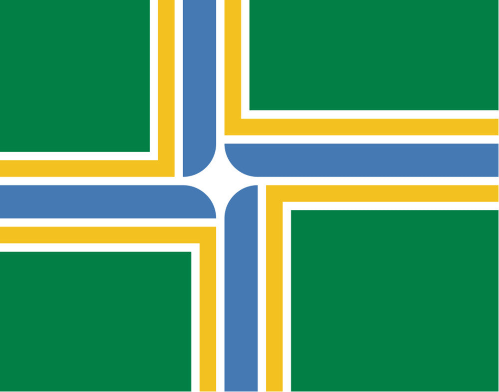 Portland Oregon City Flag Print