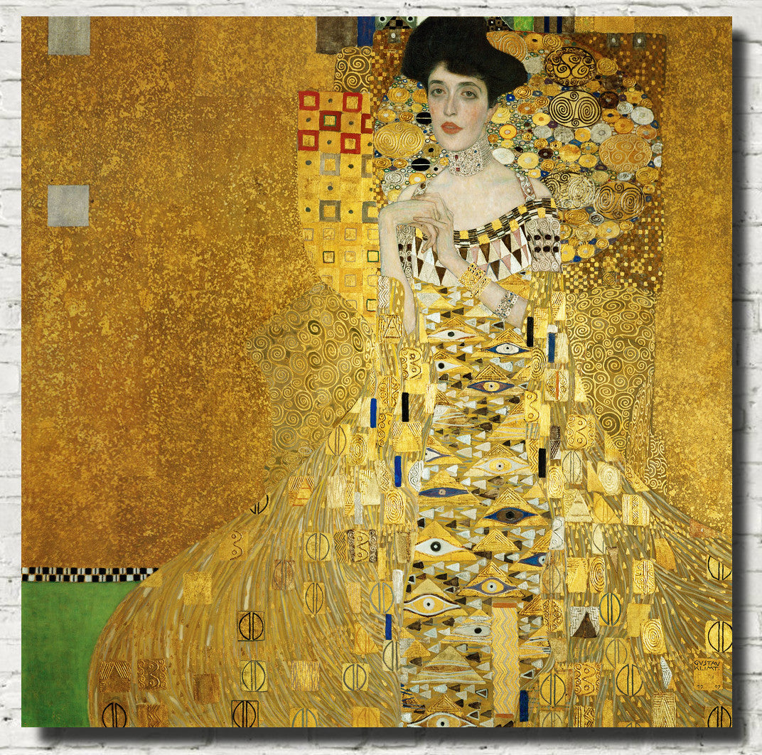 Gustav Klimt Fine Art Print, Portrait of Adele Bloch Bauer