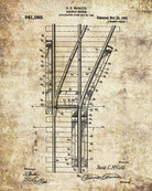 Railroad Patent Print Railway Points Switch Train Poster