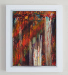 Abstract Landscape Painting Tropical Decor Framed Original Art - OnTrendAndFab