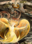 William Blake Fine Art Print, Great Red Dragon, Woman Clothed in Sun