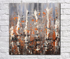 Original Painting James Lucas, Relinquished Relics Cityscape Abstract