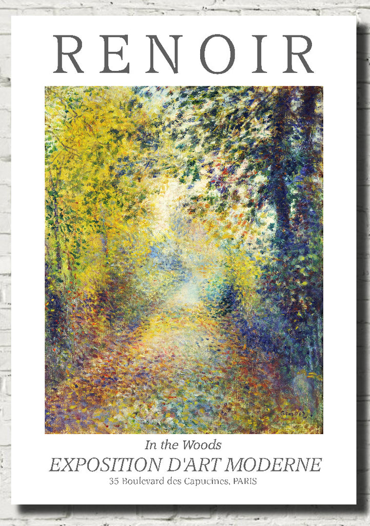 Renoir Exhibition Poster, In The Woods