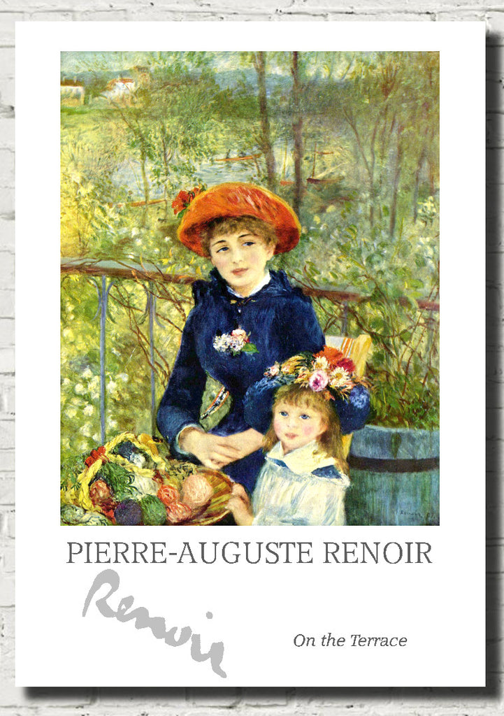 Renoir Exhibition Poster, On the Terrace