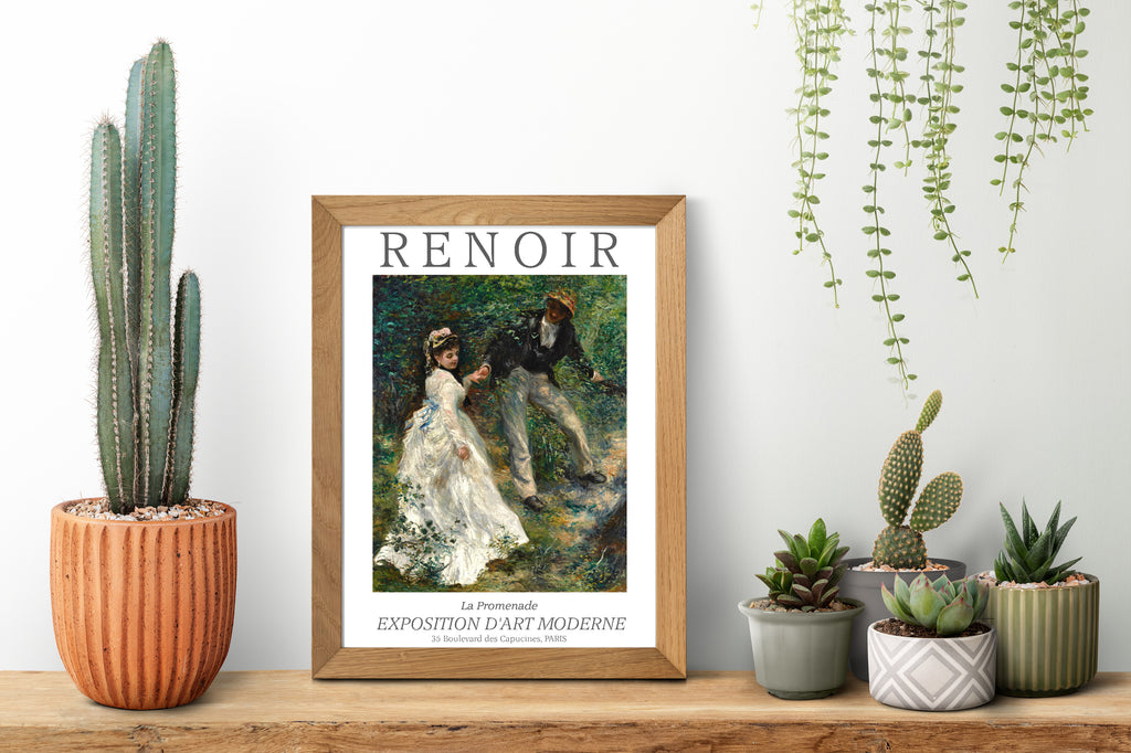 Renoir Exhibition Poster, The Promenade