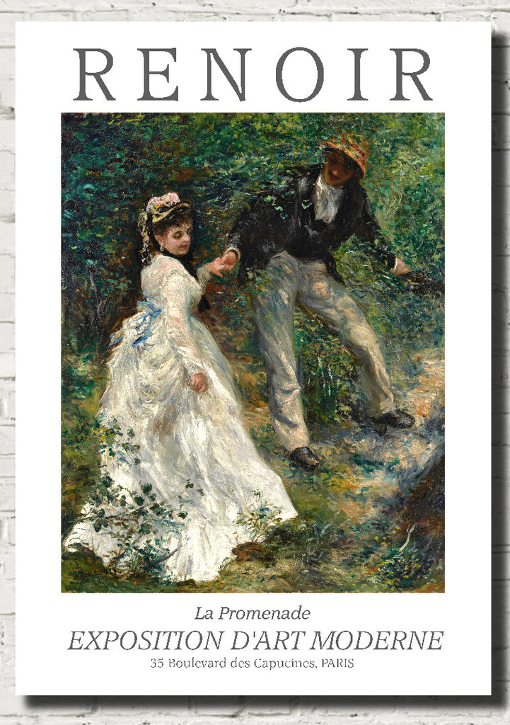 Renoir Exhibition Poster, The Promenade