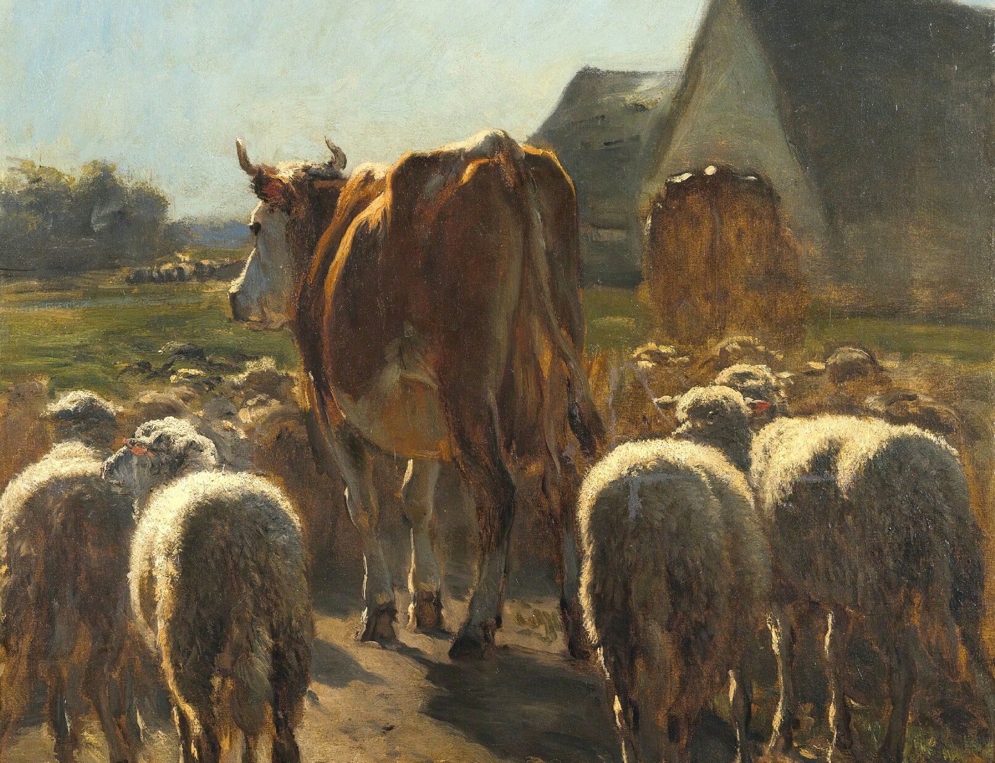 Return of the Herd, Constant Troyon Fine Art Print
