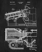 Rock Plant Patent Print Gold Rush Mining Poster