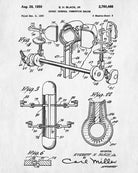 Rotary Engine Blueprint Automotive Patent Print Garage Poster - OnTrendAndFab