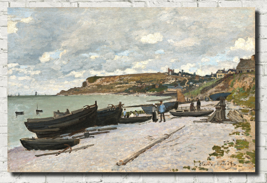 Claude Monet Fine Art Print, sainte-adresse