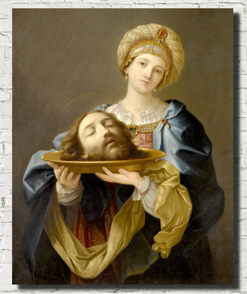 Guido Reni Fine Art Figure Print : Salome with Head of John the Baptist