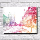 Savannah Georgia Vintage Print City Landscape Poster Feature Wall Art