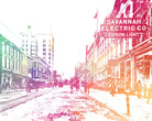 Savannah Georgia Vintage Print City Landscape Poster Feature Wall Art