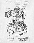 Sextant Patent Print Nautical Navigation Poster