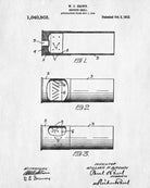 Shotgun Shell Patent Print Firearm Poster Gun Wall Art - OnTrendAndFab