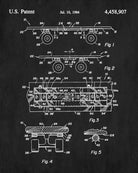 Skateboard Patent Print Sports Poster Skateboarding Blueprint - OnTrendAndFab