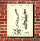 Medical Student Poster Anatomical Skeleton Patent Print