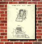 Skid loader Patent Print Building Machinery Equipment