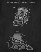 Skid loader Patent Print Building Machinery Equipment