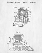 Skid loader Patent Print Building Machinery Equipment