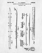 Skis Patent Print Skiing Blueprint Winter Sports Poster - OnTrendAndFab