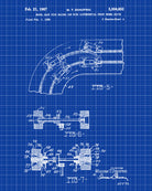 Slot Car Patent Print Game Blueprint Man Cave Poster