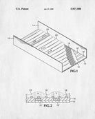 Sluice Box Patent Print Gold Rush Mining Poster