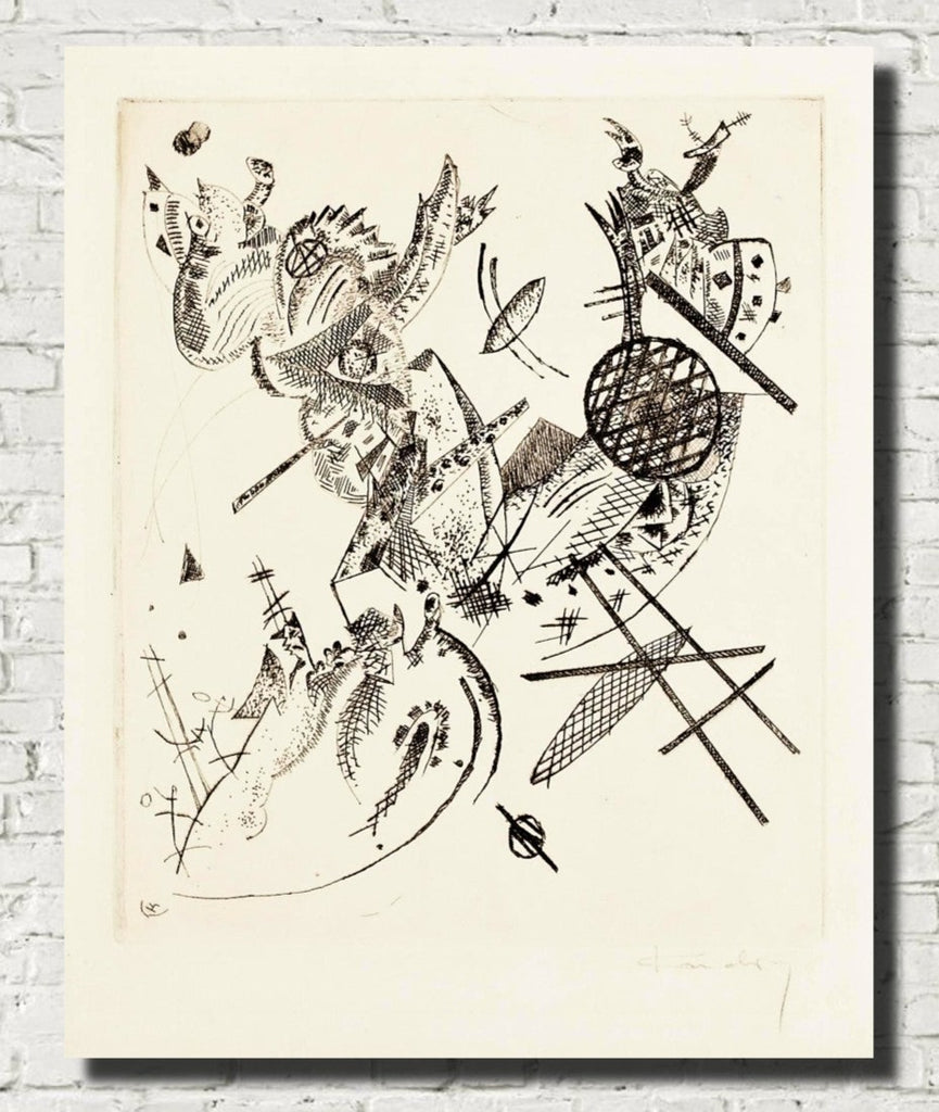 Wassily Kandinsky Abstract Fine Art Print, Small Worlds XII